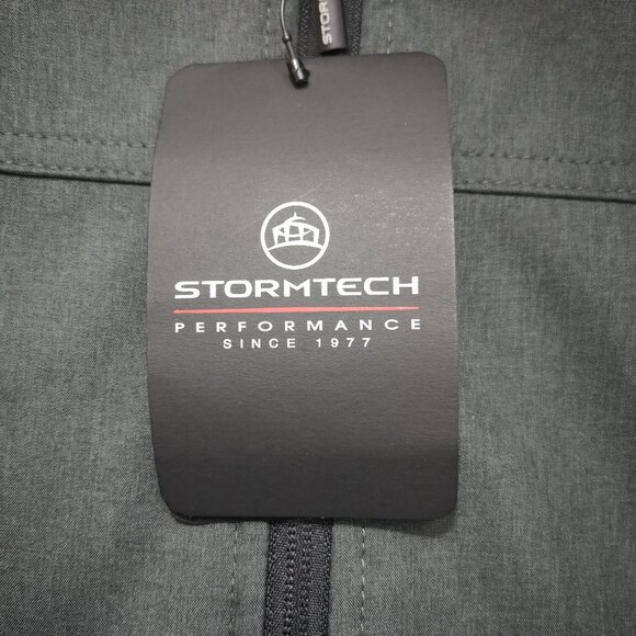 NWT Stormtech Men's Size XL Carbon Heather Color Full Zip Jacket - Picture 5 of 16
